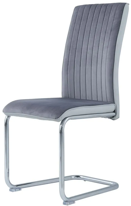 Global Furniture USA Crono Dining Chair in Grey/ Light Grey by Global Furniture Furniture USA